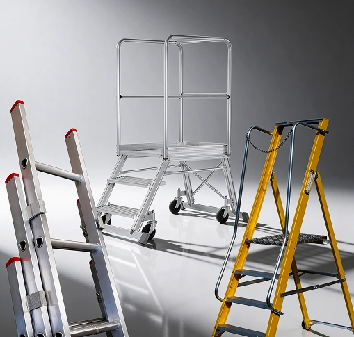 Ladders, steps and platforms