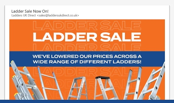 Never miss an offer - join the Ladders UK Direct mailing list!