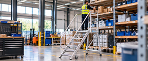 Aluminium Warehouse Steps