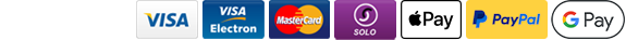 Opayo, Visa, Visa Electron, Mastercard, Solo, Apple Pay, PayPal