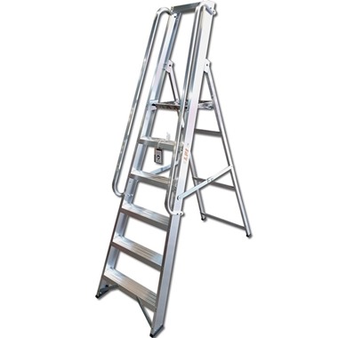 Professional Platform Step Ladders with Handrails