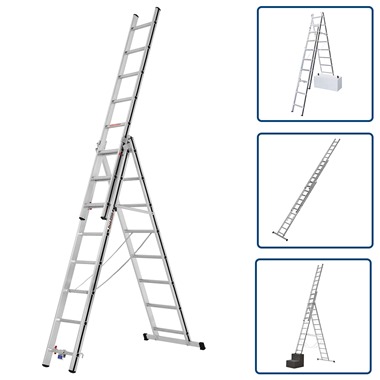 Black Line Professional Combination Ladders