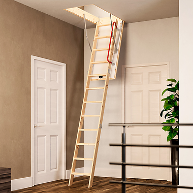 Dolle Hobby Loft Ladder (1200 x 600) Wooden Loft Ladder