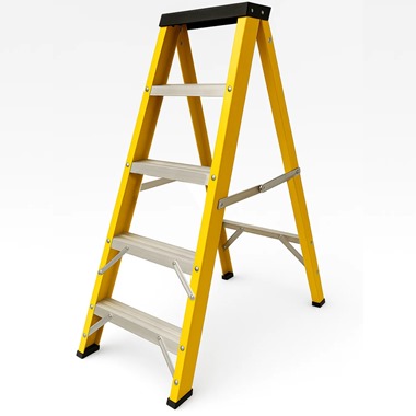 Super-Trade Glass Fibre Swingback Step Ladders
