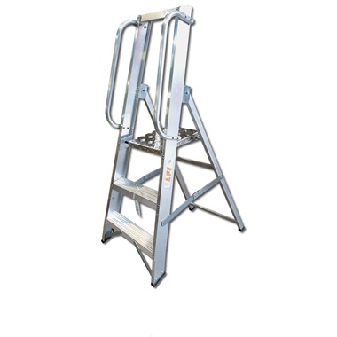 Professional Platform Step Ladders with Handrails