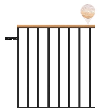 Classic Landing Banister - Black