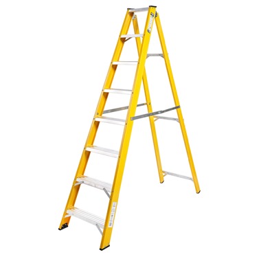 Super-Trade Glass Fibre Swingback Step Ladders