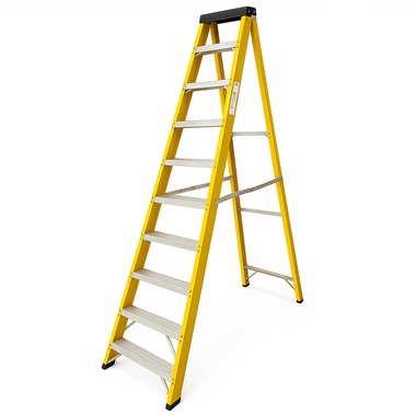 Super-Trade Glass Fibre Swingback Step Ladders