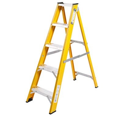 Super-Trade Glass Fibre Swingback Step Ladders