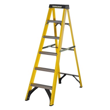 Youngman S400 Fibreglass Trade Step Ladder