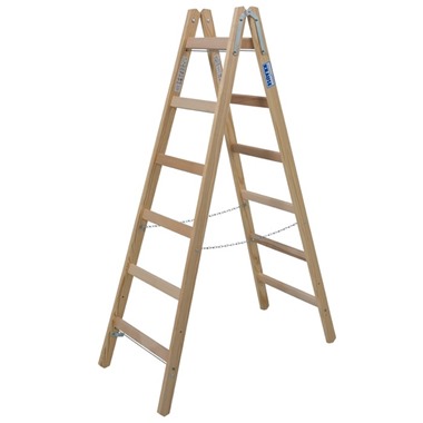 Krause Timber Double Sided Step Ladder