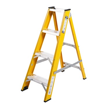 Super-Trade Glass Fibre Swingback Step Ladders