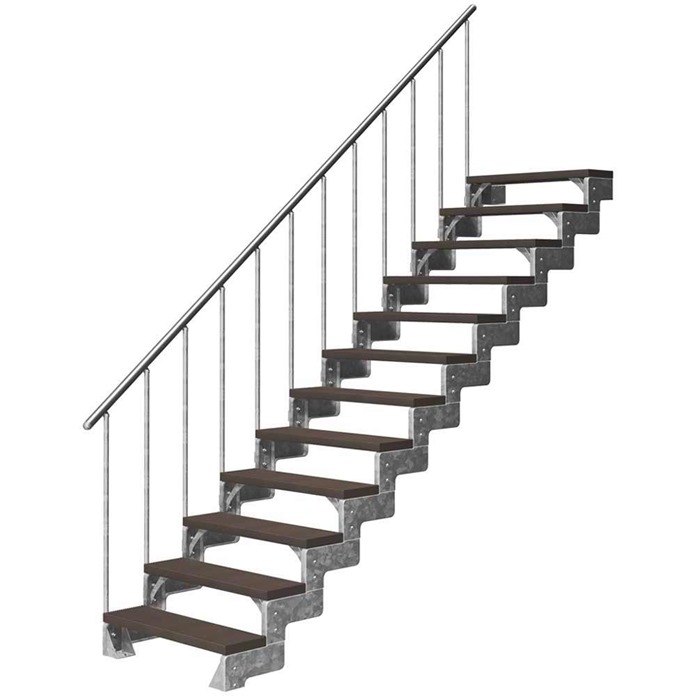 Trimax Gardentop Staircase with Handrail - Dark Brown