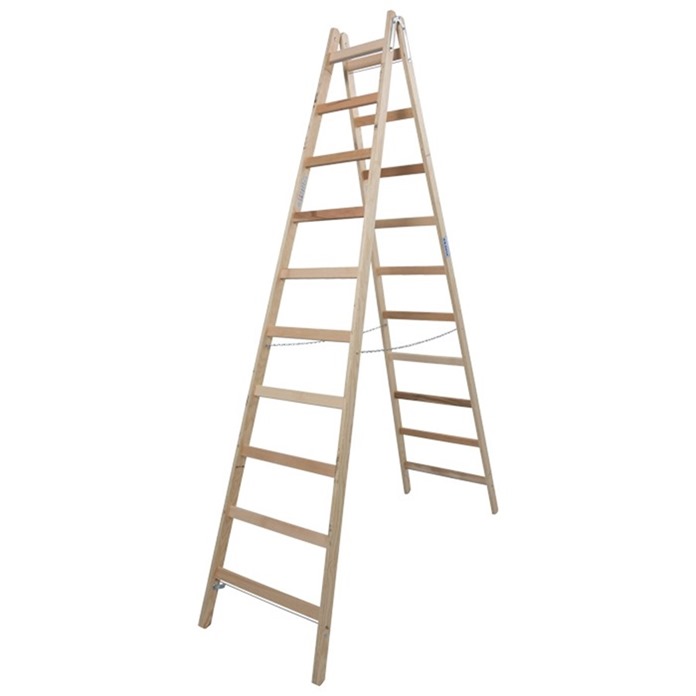 Krause Timber Double Sided Step Ladder