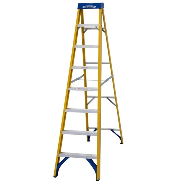 Werner 716 Fibreglass Swingback Step Ladder