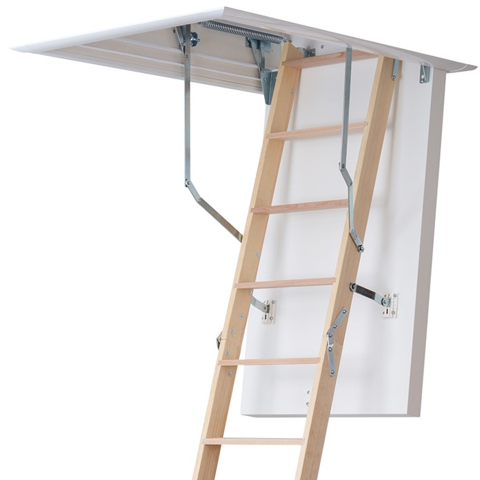 Dolle ClickFix 76 Timber Loft Ladder (1150 x 550mm)