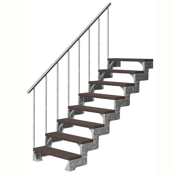 Trimax Gardentop Staircase with Handrail - Dark Brown