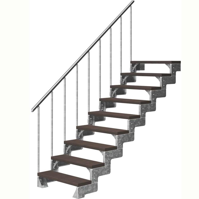 Trimax Gardentop Staircase with Handrail - Dark Brown