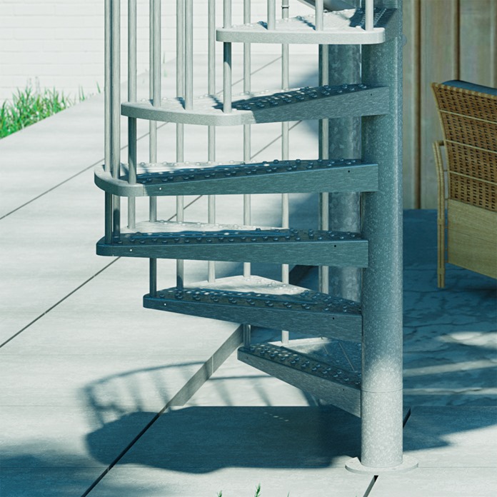 Toronto Outdoor Spiral Staircase