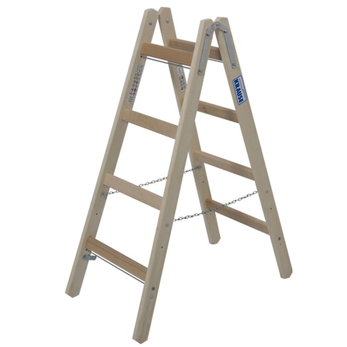 Krause Timber Double Sided Step Ladder