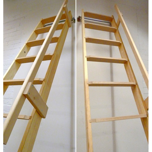 Dolle Straight Flight Wooden Ladder (DSF)