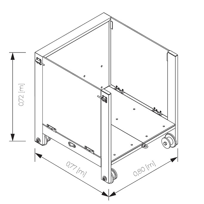 Hoist Transport Trolley - For Roofing