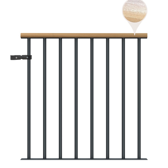 Classic Landing Banister - Anthracite