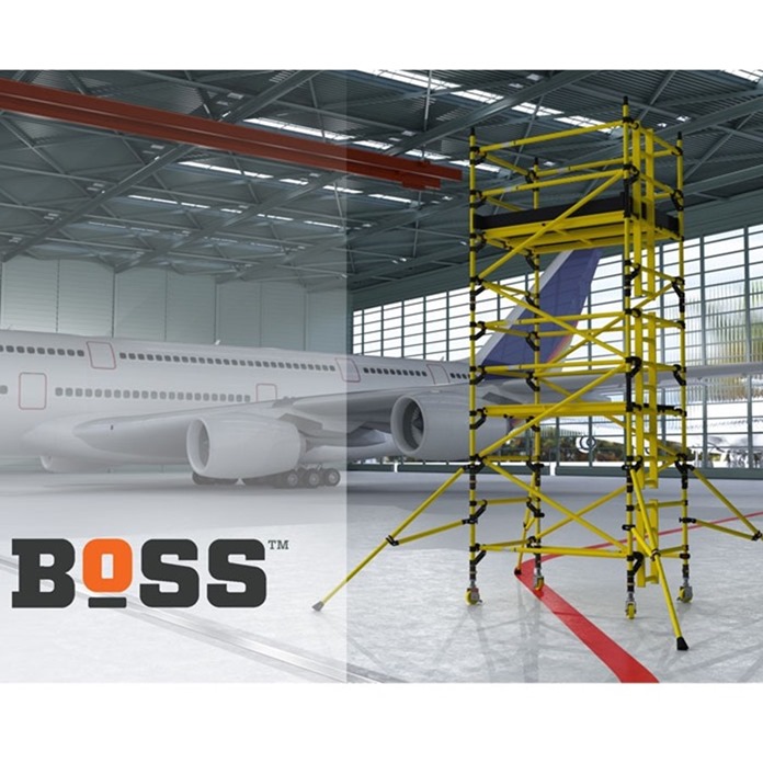 Boss Glass Fibre Double Width Scaffold Towers x 2.5m