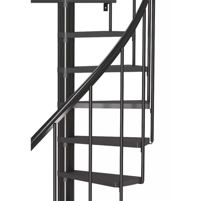 Dolle Calgary Anthracite Spiral Stairs Kit