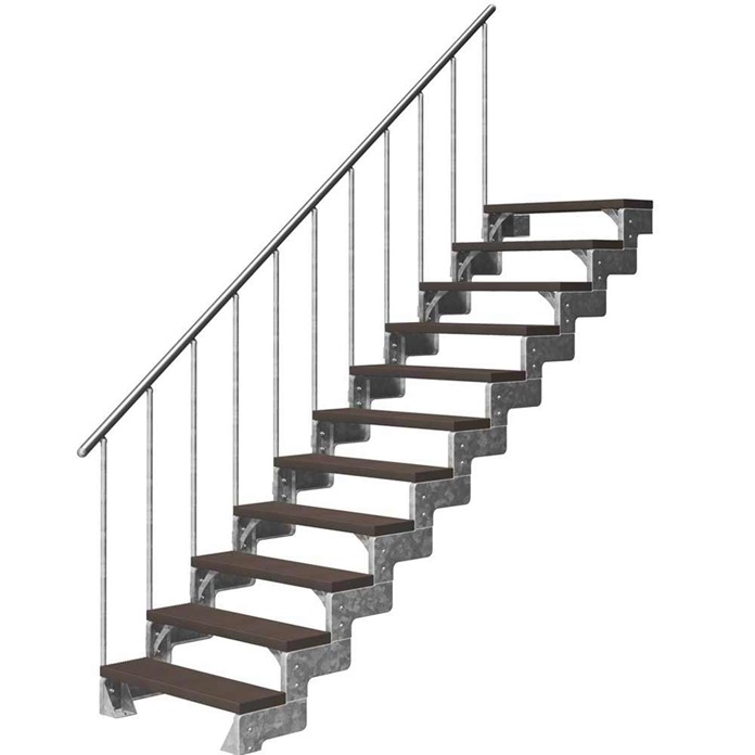 Trimax Gardentop Staircase with Handrail - Dark Brown