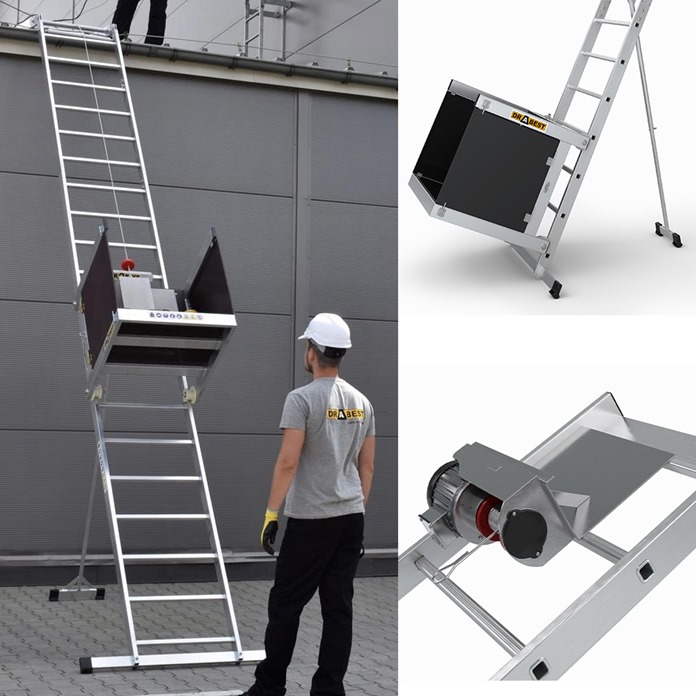 Ladder Hoist - Electric Lift Trolley