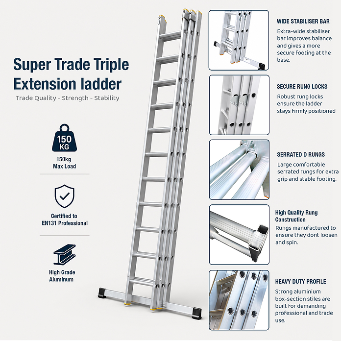 Super-Trade Plus Triple Extension Ladder