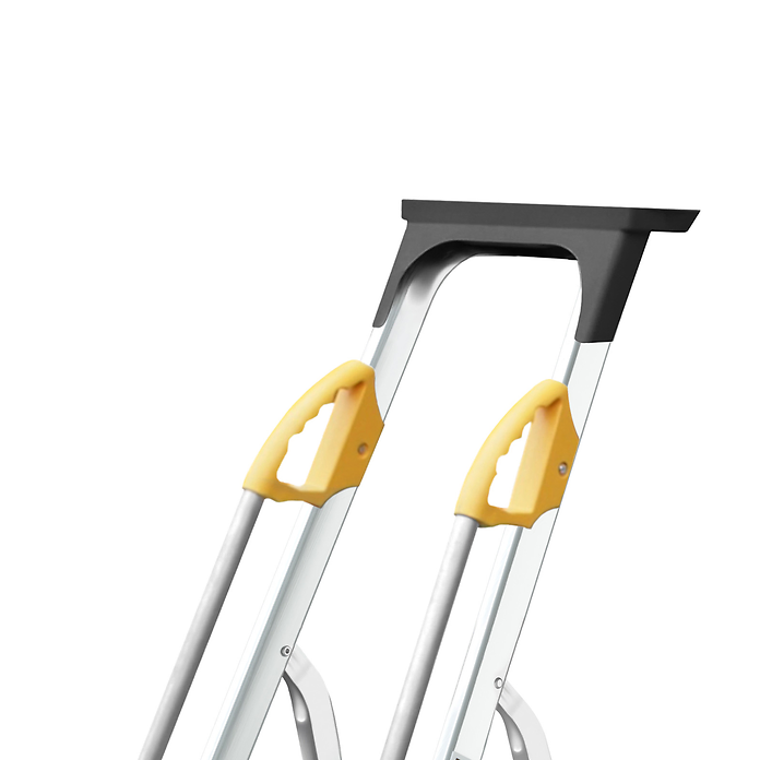 PRO Series Aluminium Platform Step Ladder with Handrails