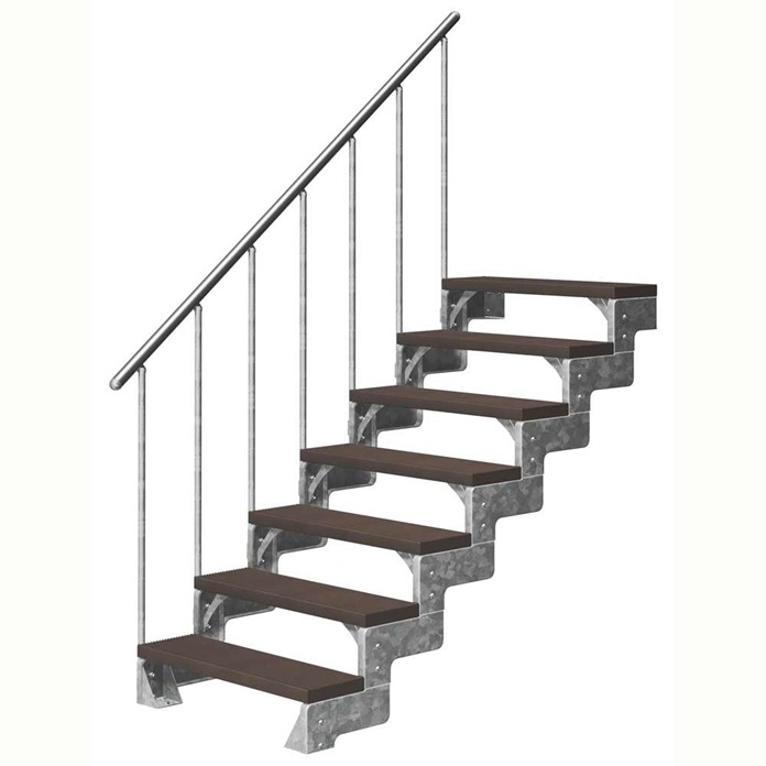 Trimax Gardentop Staircase with Handrail - Dark Brown