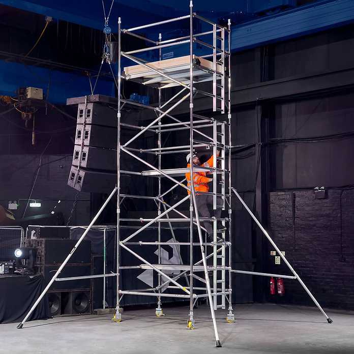 Boss Ladderspan 3T Double Width Scaffold Tower 