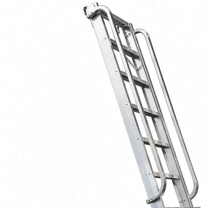Aluminium Handrail to Suit Shelf Ladders