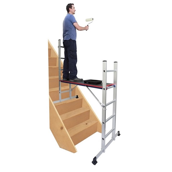 Werner Combination Ladder 5 in 1 with Platform