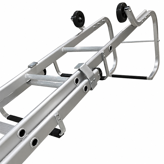 Industrial Double Section Roof Ladders