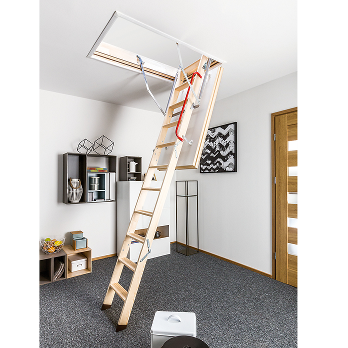 FAKRO LTK Highly Insulated Folding Wooden Loft Ladder
