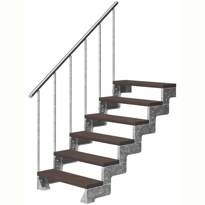 Trimax Gardentop Staircase with Handrail - Dark Brown