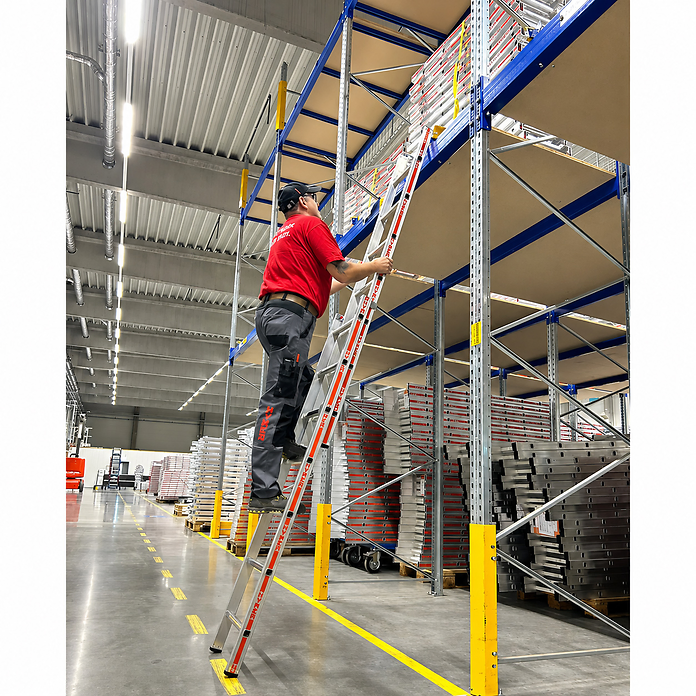 Hymer 4946 Double Extending Shelf Ladder 