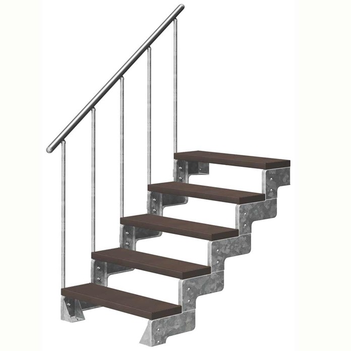 Trimax Gardentop Staircase with Handrail - Dark Brown