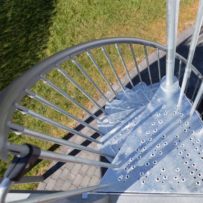 Toronto Outdoor Spiral Staircase