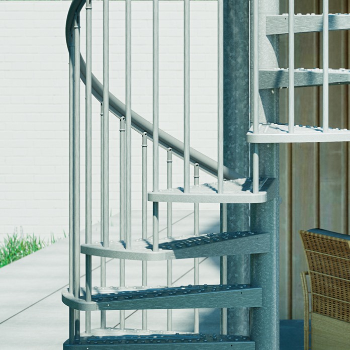 Toronto Outdoor Spiral Staircase