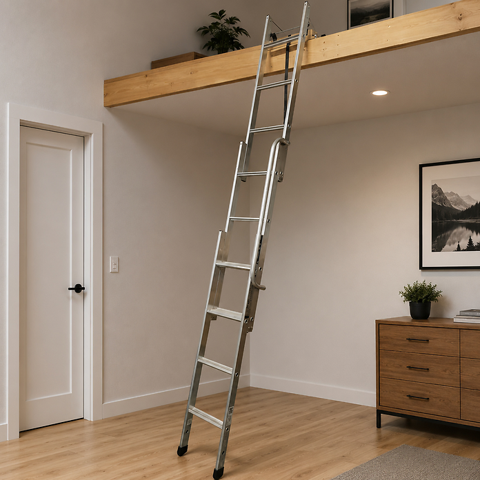 Mini Aluminium Sliding Vertical Carriage Ladder