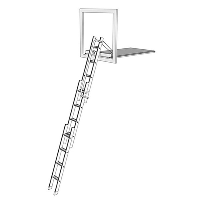 Mini Aluminium Sliding Vertical Carriage Ladder