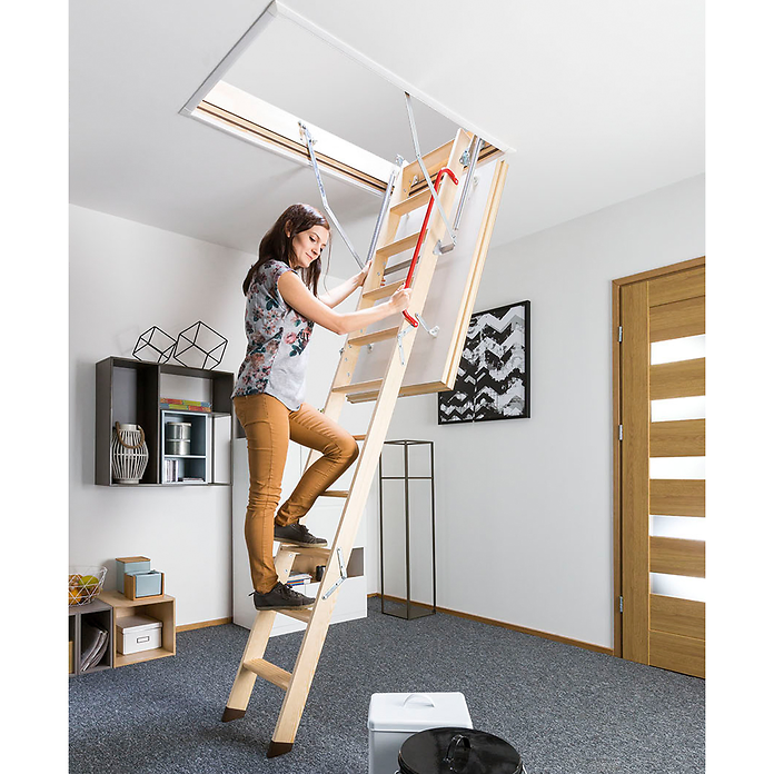 FAKRO LTK Highly Insulated Folding Wooden Loft Ladder