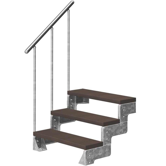 Trimax Gardentop Staircase with Handrail - Dark Brown