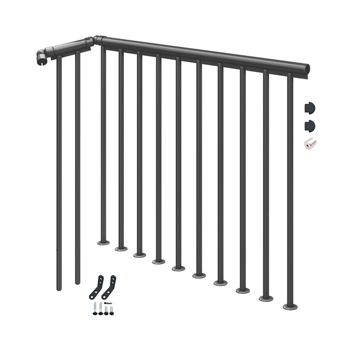 Classic Landing banister for spiral Staircases