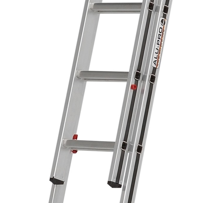 Hymer Black Line Double Extension Ladder